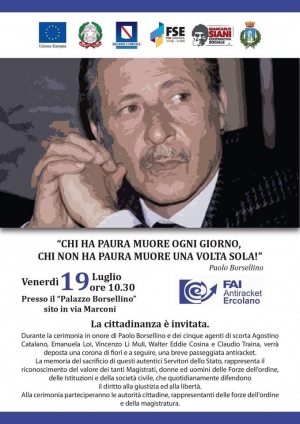 In Memoria di Paolo Borsellino